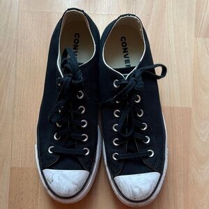 Converse Black and White Canvas Sneakers